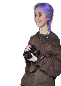 Aimee beim Fotografieren von Bewerbungsbilder _ Foto Express Adliswil